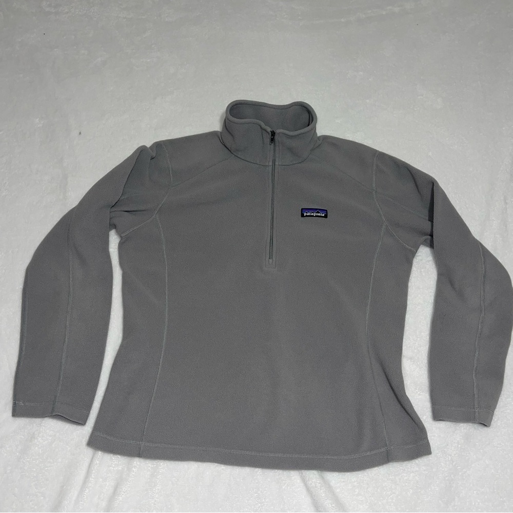 Patagonia 1/4 zip fleece sweater Gray
